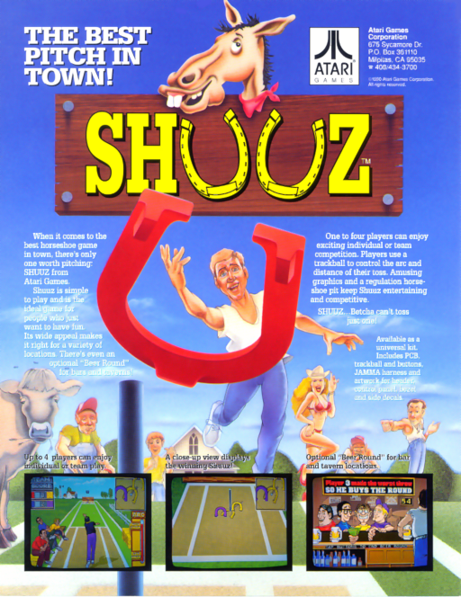 Shuuz (version 8.0) Arcade Game Cover